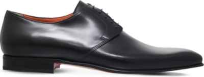 SANTONI George chisel-toe Derby shoes