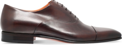 SANTONI George toecap Oxford shoes