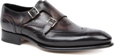 SANTONI Carter double monk shoes