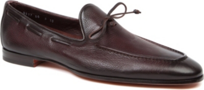 SANTONI Carlos tie-detail loafers