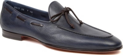 SANTONI Carlos tie-detail loafers
