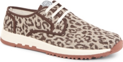 MAIANS GTI leopard-print trainers