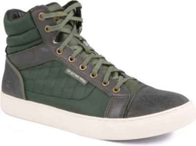 G STAR Augur Samovar quilted high-top trainers