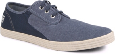 G STAR Chukka mixed-fabric trainers