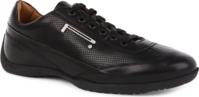 PIRELLI Rex perforated leather trainers