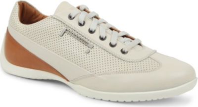 PIRELLI Rex perforated leather trainers