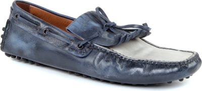 CARSHOE Fringed leather driving shoes