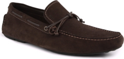 HUGO BOSS Reallio suede driving shoes