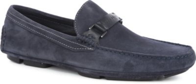 HUGO BOSS Drefio suede driving shoes