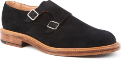 OLIVER SPENCER Suede double monks