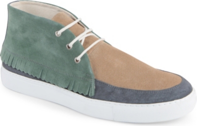 COMME DES GARCONS Generic fringe suede Chukka boots