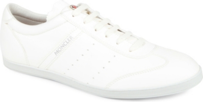 MONCLER Biarritz leather trainers