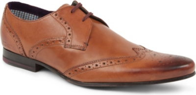 TED BAKER Nendi wing cap brogues