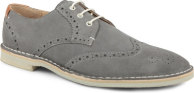 TED BAKER Jamfro wingcap suede brogues