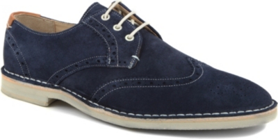 TED BAKER Jamfro wingcap suede brogues
