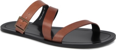 DAN WARD Leather mule sandals