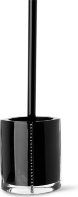 WEST ONE BATHROOMS Diamonds toilet brush set (Black