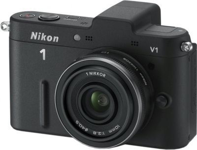 NIKON 1 V1 series camera with 10mm wide-angle lens