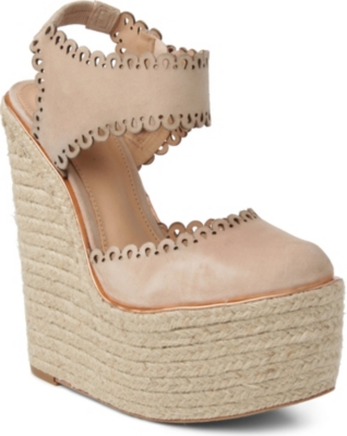 CJG SHOES Dreamcatcher suede espadrille wedges