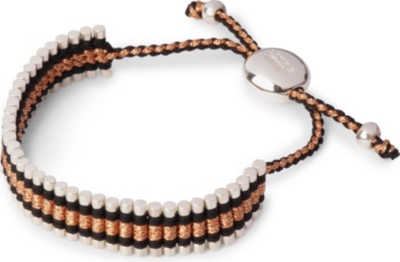 LINKS OF LONDON Friendship bracelet black and copper