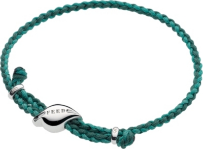 LINKS OF LONDON Feed leaf cord bracelet