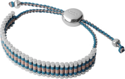 LINKS OF LONDON Sterling silver friendship bracelet in turquoise and copper