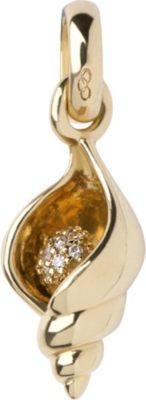 LINKS OF LONDON Seashell 18-carat gold charm