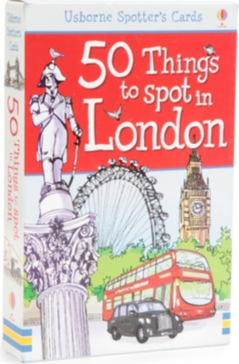 WH SMITH 50 Things to Spot in London by Rob Lloyd Jones and Carlo Stanga