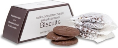 ARTISAN DU CHOCOLAT Salted caramel milk chocolate biscuits 100g
