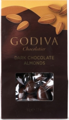 GODIVA Dark chocolate almonds 57g