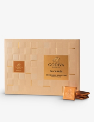 GODIVA Milk chocolate carrés 36-piece 180g