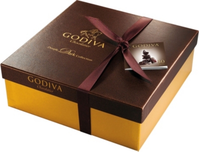 GODIVA Dark chocolate ballotin 30-piece 300g