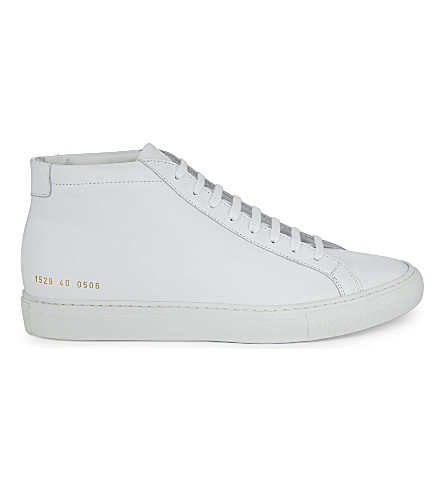 COMMON PROJECTS - Original Achilles leather mid-top trainers | Selfridges.com