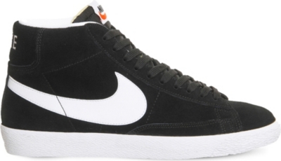 black and white blazer trainers