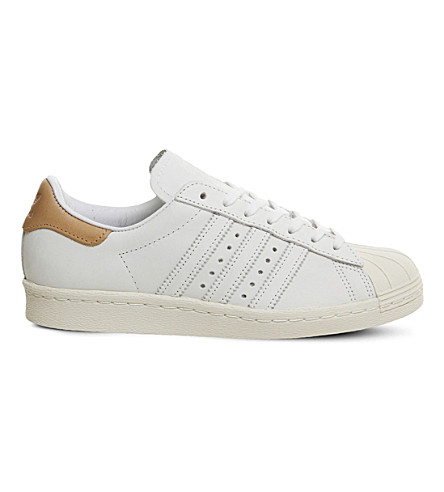 adidas superstar 80s trainers black nubuck tan adidas superstar 80s trainers black nubuck tan