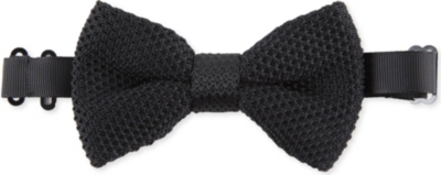 SANDRO Textured bow tie
