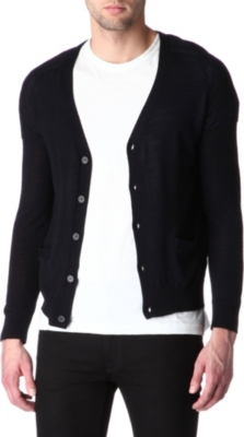 SANDRO Optic knitted cardigan