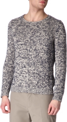 SANDRO Santacruz knitted jumper