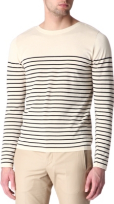 SANDRO Storm striped jumper