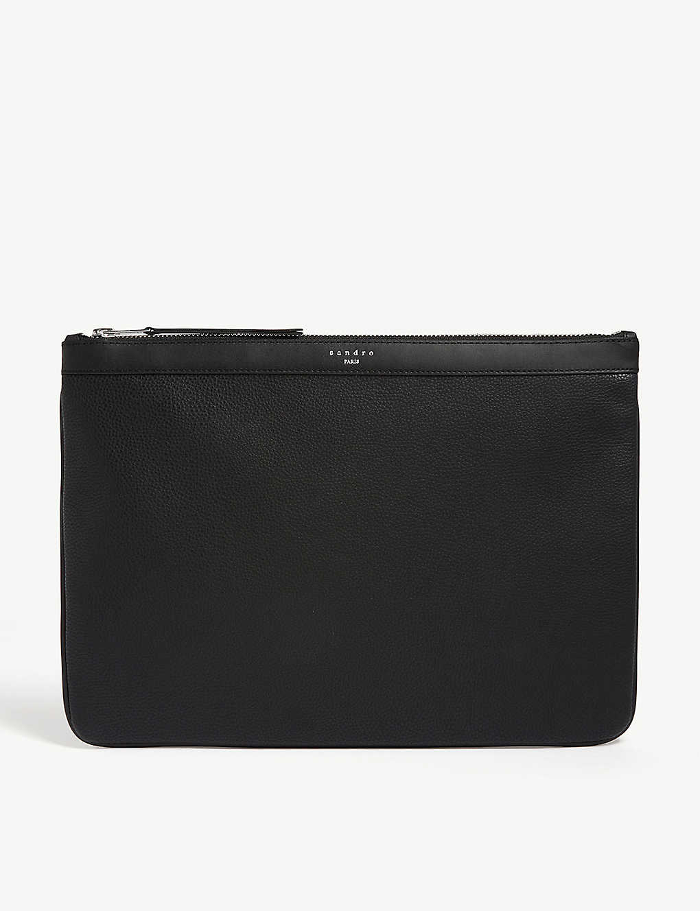 Grained leather pouch(8122039)