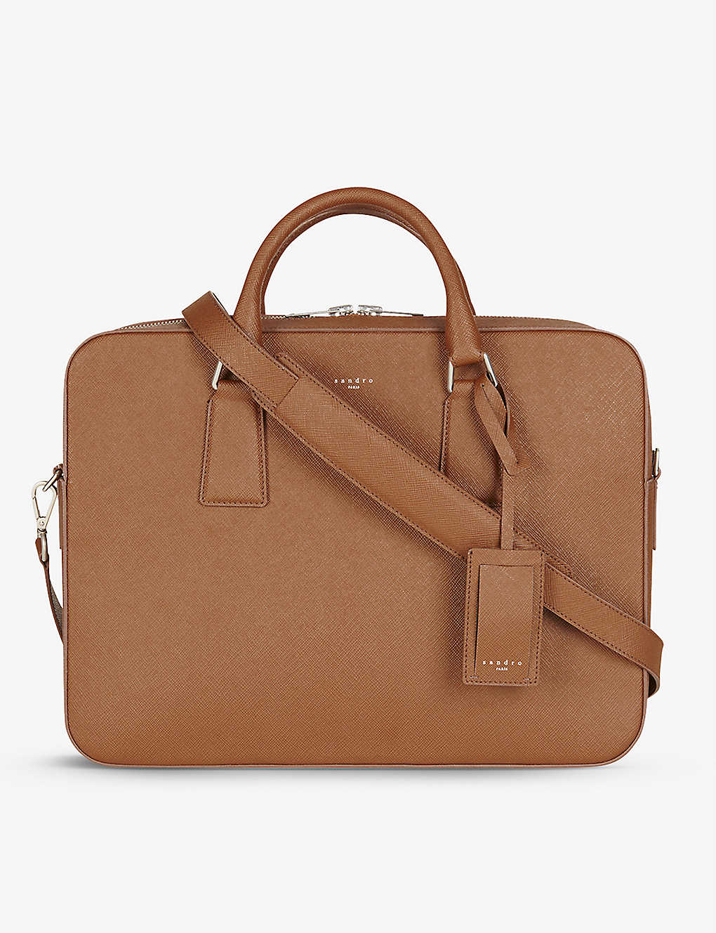 Saffiano leather briefcase(8122033)