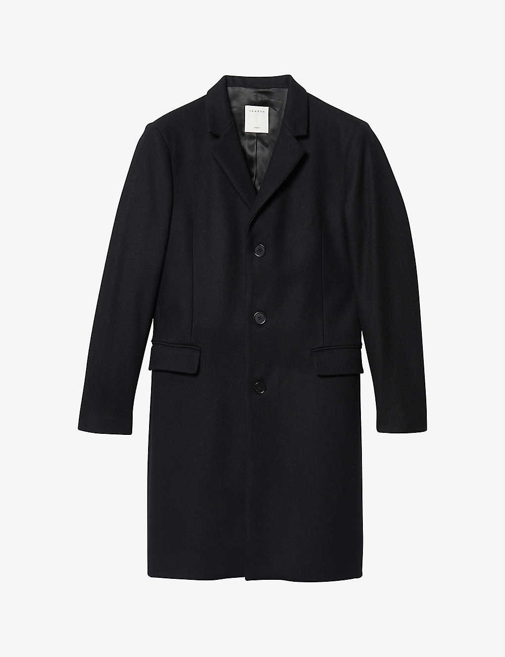 Apollo single-breasted wool-blend coat(8116425)