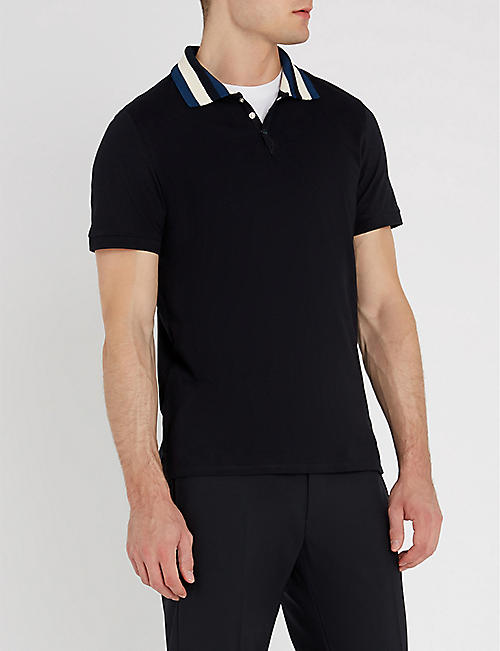 moncler long sleeve polo moncler long sleeve polo
