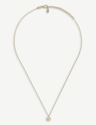 GG Running 18ct yellow-gold and white diamond necklace(7786178)