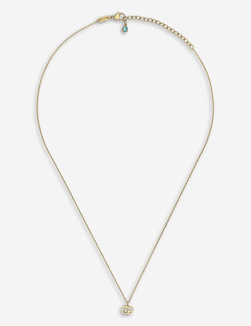 GG Running 18ct yellow-gold and white diamond necklace(7786178)