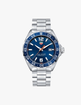 TAG HEUER: WAZ1010BA0842 formula 1 stainless steel blue mens