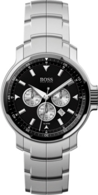 HUGO BOSS 1512109 Classic patterned chronograph watch (Black