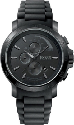 HUGO BOSS Black rubber watch