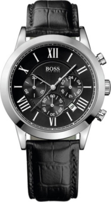 HUGO BOSS 1512574 Classic croc chronograph watch