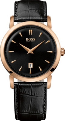 HUGO BOSS 1512635 gold-plated watch
